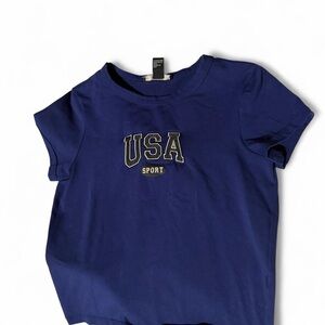 USA Sport Kids Blue T-Shirt
